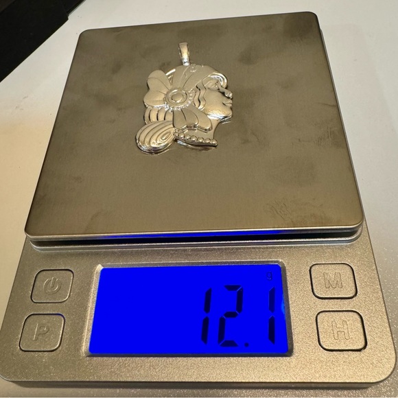 Large Girl Pendant sterling silver 12 grams Gypsy Charm jewelry gift box - Picture 12 of 12